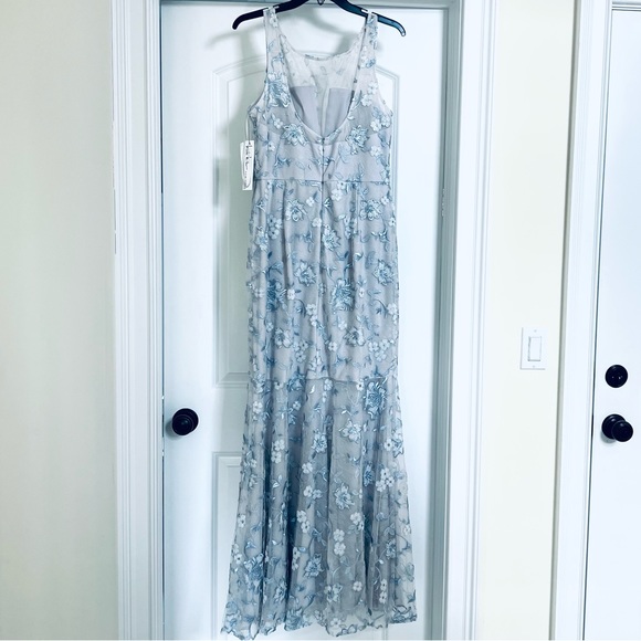 Nicole Miller Floral Gown - Picture 4 of 7